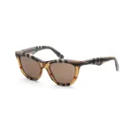 Burberry BE4435F414673 moteri&scaron;ki akiniai nuo saulės, tamsaus havajinio ra&scaron;to rėmelis, rudi gradientiniai lę&scaron;iai, 53/18/140 mm