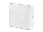 Shelly BLU Wall Switch 4 ZB Standalone belaidis 4 mygtukų sieninis jungiklis