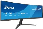 iiyama G-MASTER 45 inch LCD lenktas versl. UWQHD kompiuterio monitorius 113 cm (44.5 inch) 5120 x 1440 pikselių Dual QHD LED juodas