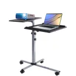 Stovas ne&scaron;iojamam kompiuteriui Techly Universal Adjustable Trolley for Notebook Projector Juodas