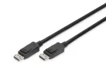 DIGITUS DisplayPort kabelis, M/M, 2m su užraktu, Ultra HD 8K, Vers. 1.3/1.4, standartinis