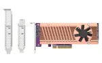 QNAP QM2-2P-384A &ndash; PCIe 3.0 plėtimosi kortelė su dviem M.2 NVMe lizdais, 32 Gbit/s