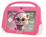Plan&scaron;etinis kompiuteris vaikams KidsTAB8 4G BLOW 4/64GB rožinis + dėklas