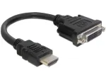 HDMI-DVI kabelis M/F DeLOCK 0,2m