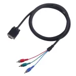 VGA į 3&times;RCA kabelis SBOX VGA-1022 M/M 2 m, vyri&scaron;kas VGA prie trijų RCA kompozitinių jungčių