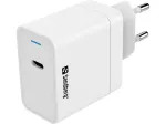 AC įkroviklis Sandberg USB-C PD65W EU vidaus universalus baltas