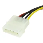 StarTech.com 6 colių LP4 į SATA maitinimo adapterio laidas, Molex (4 kontaktų), SATA 15 kontaktų, 0,152 m, vyri&scaron;kas, tiesus