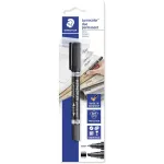 Staedtler Lumocolor permanent duo 348 B juodas nuolatinis markeris 1 vnt.
