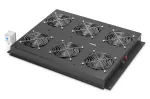 Digitus DN-19 FAN-6-SRV-B ventiliatorių blokas 19 inch 6 vietų serverių spintai juodas