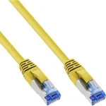 InLine Patch laidas S/FTP PiMF Cat.6A halogen-free 500MHz geltonas 15m