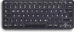 Perixx PERIBOARD-732B DE mini belaidė klaviatūra su ap&scaron;vietimu, juoda