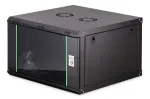 Sieninis 19 colių stovo spintos korpusas DIGITUS Dynamic-N DN-37103 &mdash; 7U, 600x600 mm, IP20, nesurinktas, juodas