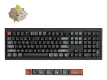 Mechaninė klaviatūra Keychron V6 Ultra 8K &mdash; pilno dydžio 100% QWERTY, Bluetooth, RGB, juoda