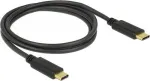 DeLOCK USB 2.0 laidas USB-C 1 m juodas 83323
