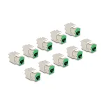 DeLOCK 88116 Keystone modulis plok&scaron;čias žalias RJ-45 10 vnt.