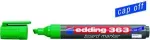 Markeris Edding 363 Chisel tip Žalia