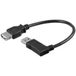 USB kabelis Goobay 95701-GB USB 2.0 0.15 m juodas