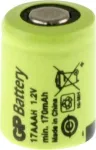 Įkraunama NiMH baterija GP 1/3 AAA (plok&scaron;čias kontaktas) 1,2 V 170 mAh &mdash; GP 129938