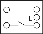 Delock Easy 45 &ndash; slėginis jungiklis &ndash; 1 svirtinis jungiklis &ndash; 10 A &ndash; AC 250 V &ndash; balta, RAL 9003 (81359)