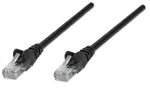 Intellinet 320788 RJ-45 Cat5e UTP tinklo jungimo kabelis, 7,5 m, formuotas, nesikabinantis, juodos spalvos