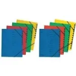 herlitz Expanding File easyorga, A4, kartonas, 12 skyrių, mėlynas Colorspan-kartonas, 355 g/m&sup2;, vidinis juodesnis Manila-kartonas (10843316)