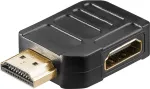 Goobay HDMI&trade; kampinis adapteris 270&deg; horizontalus, 8K @ 60 Hz, auksuotas (65750)
