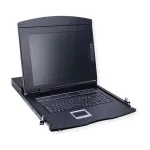 VALUE 19 colių KVM konsolė &ndash; 43 cm (17 colių) TFT (16:9) &ndash; VGA &ndash; USB &ndash; DE i&scaron;dėstymas