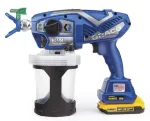 GRACO ULTRA BEORĖ DAŽŲ PURK&Scaron;TUVAS ( 2 x akumuliatorius. 2AH DEWALT+ ) + KREP&Scaron;YS