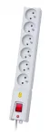 Lestar LX 610 vir&scaron;įtampių ribotuvas su 6 lizdais, 1,5 m, pilkas