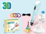 3D ra&scaron;iklis su filamentų rinkiniu ir USB maitinimo laidu