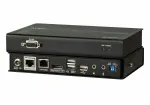 ATEN CE920 USB DisplayPort HDBaseT 2.0 KVM prailgintuvas, siųstuvas ir imtuvas, laidinis, 150 m, Cat5e/Cat6/Cat6a, 4096 x 2160 pikselių, juodas