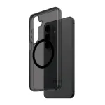 Apsauginis telefono dėklas PanzerGlass CARE&trade; Smokey Case su Black Qi, skirtas Samsung Galaxy S26