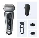 Elektrinis skustuvas BRAUN Series 8 8617S Wet&Dry SensoAdapt &mdash; folijinis skustuvas, belaidis, įkraunamas