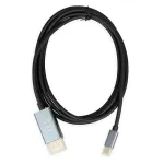 Adapteris vaizdo kabelis IBOX ITVCDP4K USB Type-C į DisplayPort 1,8 m juodas