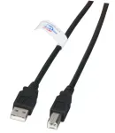 USB laidas EFB Elektronik K5203.3 3 m USB A USB B juodas