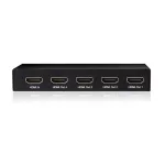 CLUB3D HDMI&trade; 4K@60Hz UHD skirstytuvas su maitinimo adapteriu, 4 prievadai