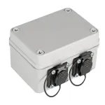 EFB Elektronik NWSZ 53730.1V2 IP67 korpusas su 2xRJ45 Cat.6A prievadais ir 2xM16 kabelių įvadais