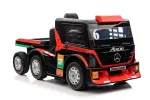 Mercedes Truck + Trailer XMX622B baterijomis maitinamas žaislas su LED &scaron;viesomis ir raudonu LCD ekranu