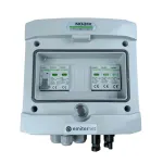 EMITER DCAC hermetinis IP65 PV sujungimo paskirstymo skydas su Noark Type 2 vir&scaron;įtampių ribotuvu, 1 string, 1 MPPT, 16A, 1 fazės