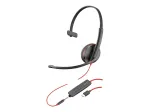 Poly Blackwire C3215 USB-C vienpusė ausinė