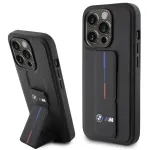 BMW Hardcase Grip Hot Stamp, skirta iPhone 15 Pro 6,1 inch juoda