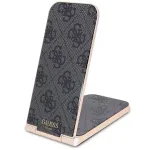 Guess Sulankstomas 2-in-1 belaidis įkroviklis GUDCFAL4PEGK 15W juodas 4G ra&scaron;tas MagSafe