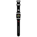 Hello Kitty HKAWLSCHBLK Silikoninis dirželis Apple Watch 42/44/45/49mm juodas
