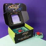 FIZZ CREATIONS Retro Arcade Galaga Plug & Play Wireless Console su 2 valdikliais