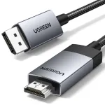 UGREEN DP119 DisplayPort&ndash;HDMI kabelis 2 m, 4K 60Hz, pilkas