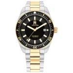 Tommy Hilfiger Deacon Vyri&scaron;kas Kvarco Laikrodis 40mm Mėlynas Ciferblatas Plieninis Tinklelis