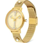 POLICE Women's PL16031MSG22M Raho Quartz Analog Watch 36mm Stainless Steel Mesh Silver
