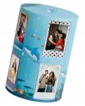 LOVEINSTANT Sulankstomas kubinis nuotraukų rėmelis 24 Instax Mini nuotraukoms - Jūros mėlyna