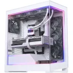 Phanteks NV5 Premium DRGB ARGB ap&scaron;vietimo rinkinys su maitinimo &scaron;akotuvu ir pagrindinės plok&scaron;tės dangteliu, baltas
