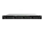 Synology RS826+ 1U stelažinis 4 diskų NAS, AMD Ryzen V1500B, 4GB DDR4 ECC, 4x 1GbE, be diskų